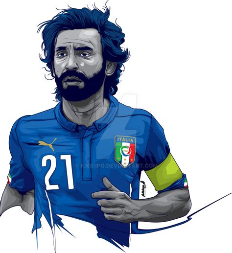 Andrea Pirlo by kike-ipo on DeviantArt