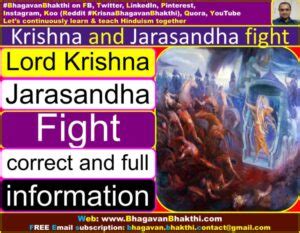 Krishna and Jarasandha fight (full & correct information) | What is the relationship between ...