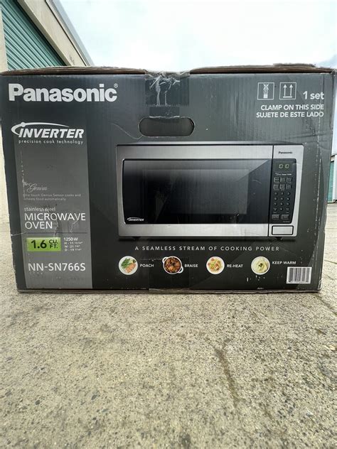 Panasonic Nn Sn966s 22 Cuft 1250w Stainless Steel Countertopbuilt In