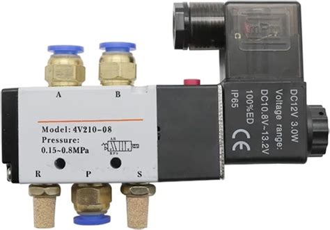 Pneumatic Electric Solenoid Valve Way Position Control Air Gas