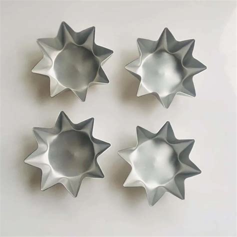 6pcs 5inch Star Shaped Cake Mold Bread Baking Pan Star Anise Shaped