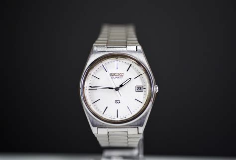 Seiko Sq Quartz Vintage Watch Gents Mans Day Watch Etsy