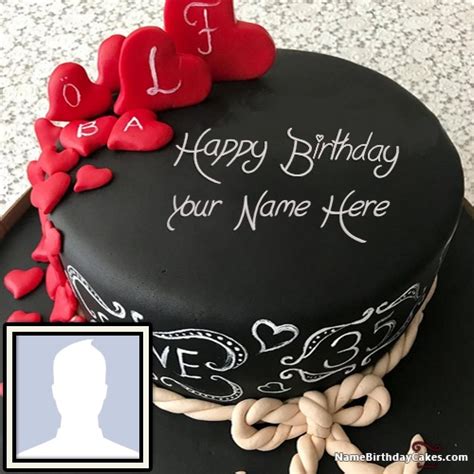 Happy Birthday Cake With Name Edit