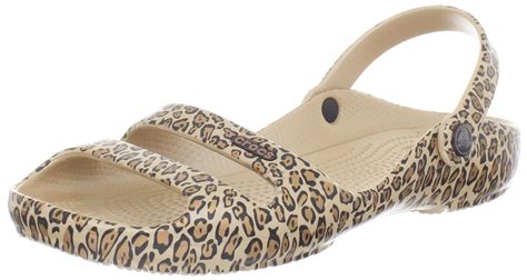 Buy Crocs Women S 14419 Cleo Ii Sandal Gold Black 10 M Us At