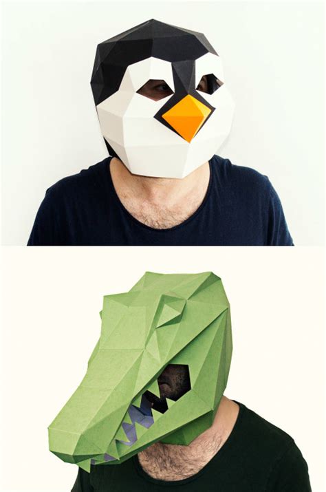 Make Your Own Halloween Mask With Templates From