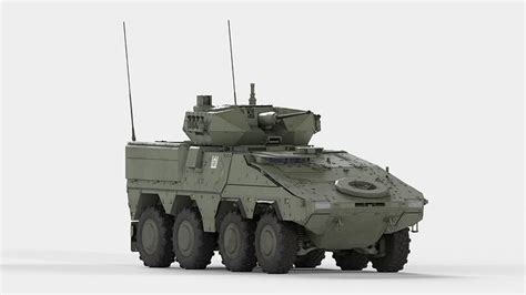 Boxer Vilkas Lithuanian IFV 3D model animated rigged | CGTrader