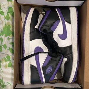 Jordan Shoes Used X Jordan 1 Mid Black Iris Poshmark