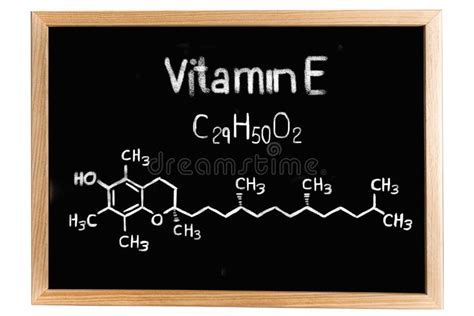 The Chemical Formula of Vitamin E Stock Image - Image of neurological, handwriting: 69117959