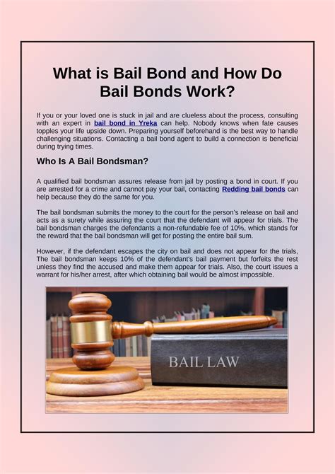 What Is Bail Bond And How Do Bail Bonds Work By Holly Bail Bonds Issuu