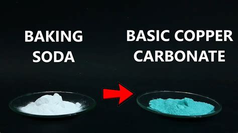 Making Basic Copper Carbonate From Baking Soda YouTube