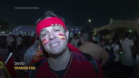 Moroccans Celebrate Historic World Cup Win Against Spain Youtube