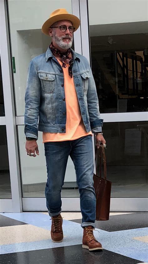 Old Man Fashion Older Mens Fashion Denim Fashion Fashion Outfits