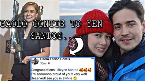 Paolo Contis Agad Na Binati Si Yen Santos Matapos Gawaran Bilang Best