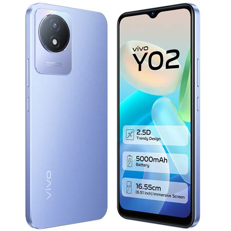 Vivo Y02 Orchid Blue 3gb Ram 32gb Storage With No Cost Emi