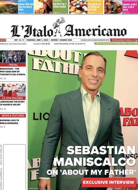 Edition June L Italo Americano Italian American Bilingual