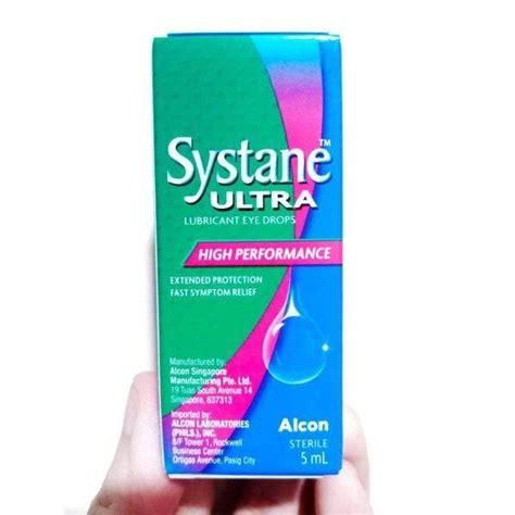 5ml Systane Ultra Lubricant Eye Drops High Performance For Tired Dry Eyes Lubricates Contact