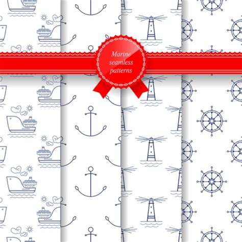 Marine Summer Seamless Pattern Masterbundles