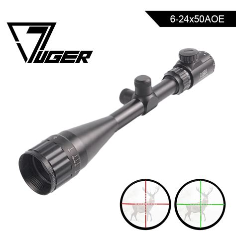 Luger X Aoe Hunting Optics Rifle Scope Adjustable Red Green Dot