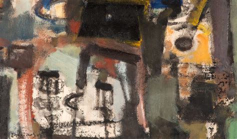 Bonhams : Yiannis Spyropoulos (Greek, 1912-1990) A pair of abstract ...