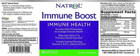 Natrol Immune Boost 30 Capsules