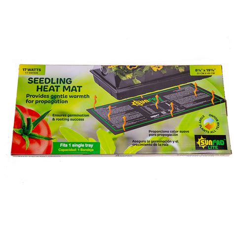 Hydrofarm Seedling Heating Mat One Flat Size Grow Organic