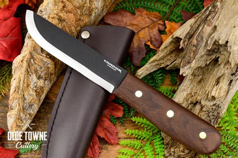 Condor CTK2365HC Bushcraft Basic 5 Walnut Knives For Sale