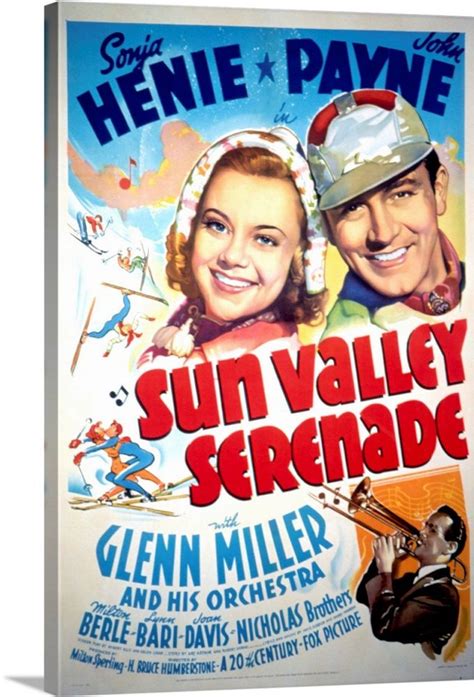 Sun Valley Serenade - Movie Poster | Glenn miller, John payne, Sun valley