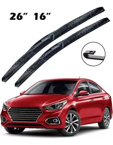 Plumas Limpiaparabrisas Para Hyundai Accent 2018 2019 2020 Meses Sin