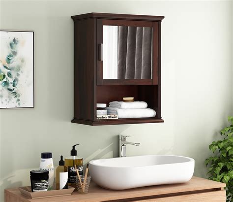 Buy Rowland Bathroom Cabinet (Walnut Finish) Online in India at Best ...