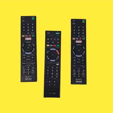 Lot Of Tv Remote Control Sony Rmt Tx U Rm Yd Black Z