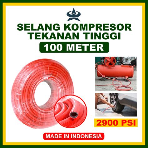 GEMUK SELANG KOMPRESSOR UDARA 100 METER SELANG HIGH PRESSURE SPRAY 8