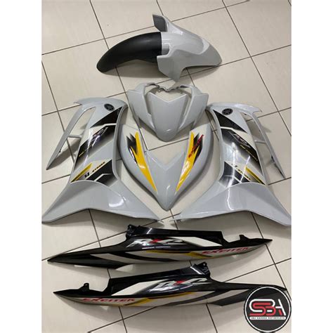 Coverset Bodyset Lc Lc V Dr Rc Full White Putih Fuel Injection Fi