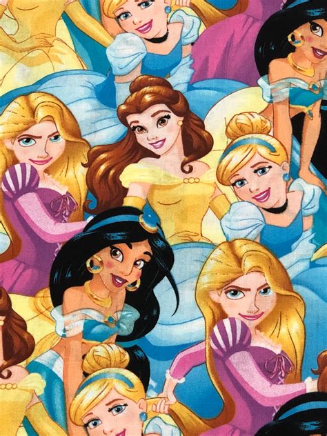 Fabric Jewelry And Beauty Disney Princess Fabric By The 12 Yard Craft