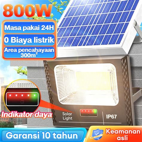 Jual Lampu Taman Outdoor Waterproof 800W COD Ready StockSolar Light