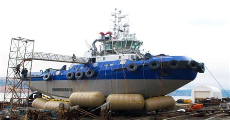 Tug Ocean Tundra Built At Ocean Industries Shipyard Isle Aux Coudres