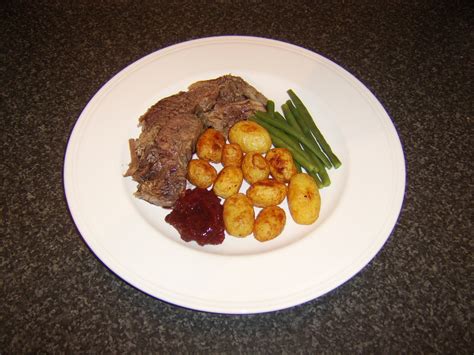 What Should I Have for Dinner Tonight?: Boiled Brisket of Beef with Roast Potatoes and Trimmed ...