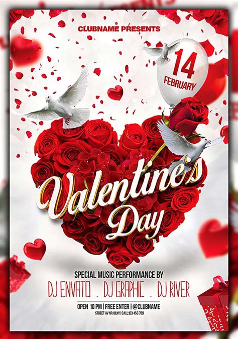 49 Valentines Day Templates Flyers And Cards Envato Tuts