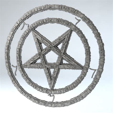 3d Model Pentagram Turbosquid 1468887