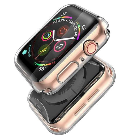 Simyoung Iwatch Case 44mm Series 4 Screen Protector For Apple Watch All Around Protective Case