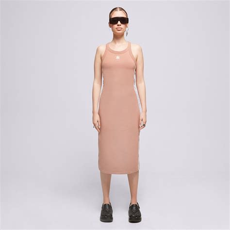 ADIDAS SUKIENKA LONG TANK DRESS IC5502 kolor BRĄZOWY Damskie