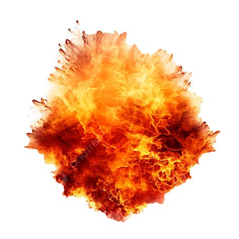 Explosión De Fuego Transparente PNG Fuego Explosión Efecto De Fuego