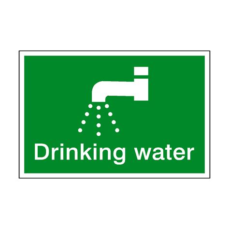 Drinking Water Sign | Safety-Label.co.uk