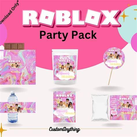 Roblox Party Supplies Etsy