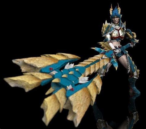 Monster Hunter Zinogre Armor Statue 3d Model 3d Printable Cgtrader