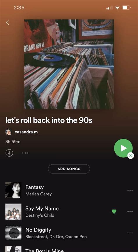 let’s roll back into the 90’s [Video] | Music playlist, Playlist names ...