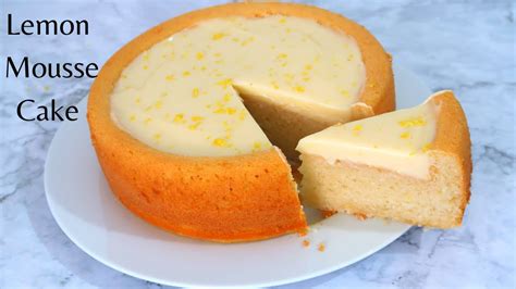 Lemon Mousse Cake That Will Melt In Your Mouth How To Make Lemon Mousse Cake Youtube