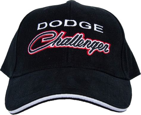 Dodge Challenger Hat Embroidered Cap Black Automotive