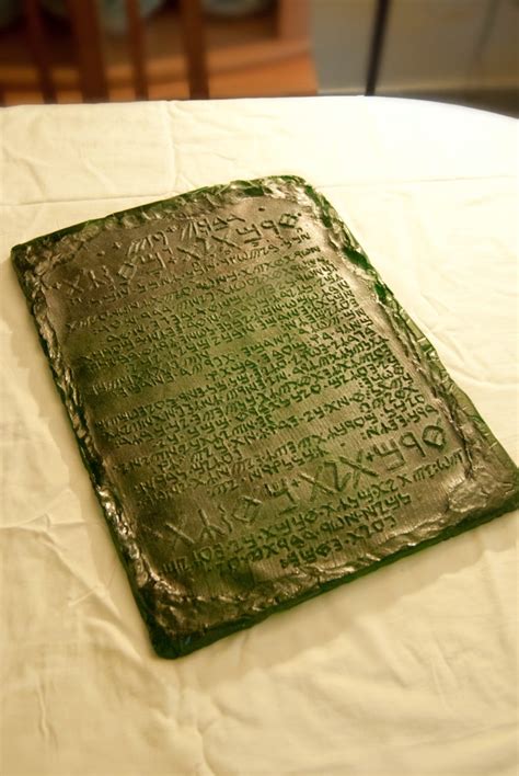 Emerald Tablet Replica. the Source of Alchemy and the - Etsy Canada