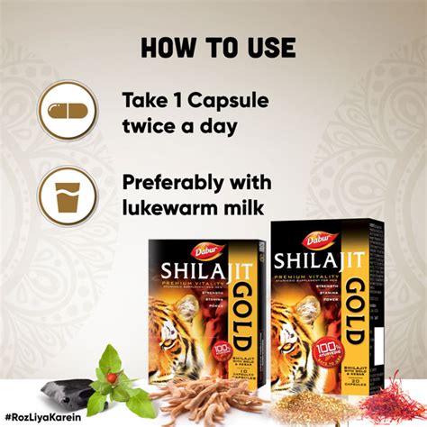 Buy Dabur Shilajit Gold Capsule 10s Ayurvedic Supplement For Men Netmeds