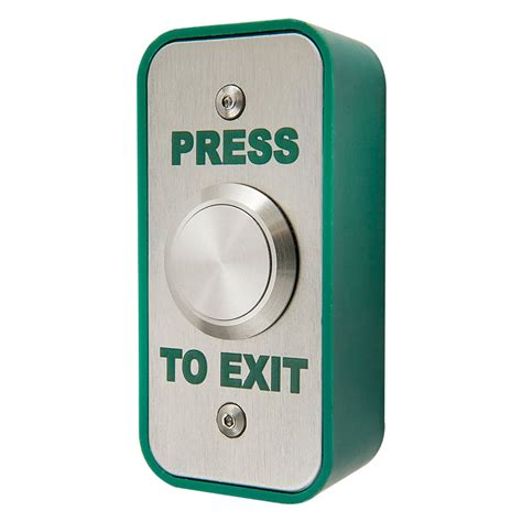 Esns Narrow Press To Exit Button Ip66 Stainless Steel